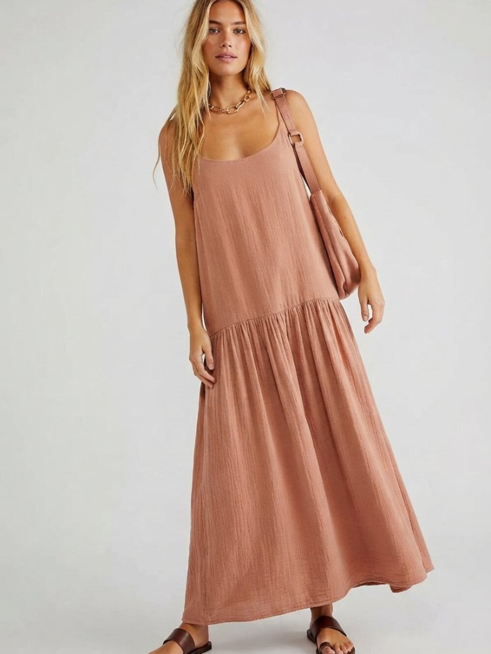 New! Free People Women's Tuscany Gemma Maxi Dress Size Small 8913